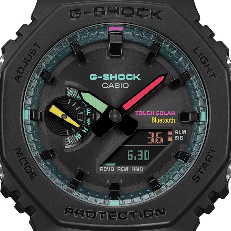 Casio G-Shock Tough Solar Black Dial Men's  Watch- GA-B2100MF-1A